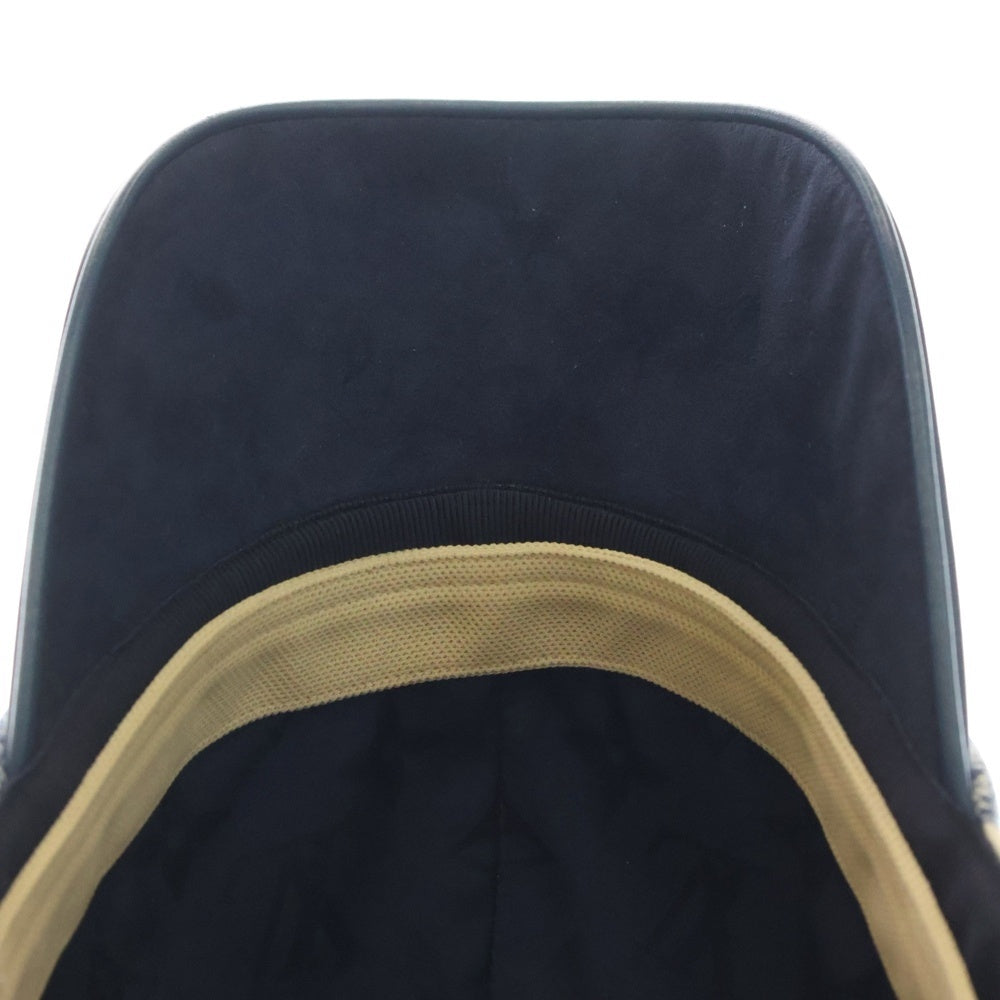 LOUIS VUITTON(ルイヴィトン) LV モノグラム ジャガード デニムキャップ 帽子 ネイビー M77437