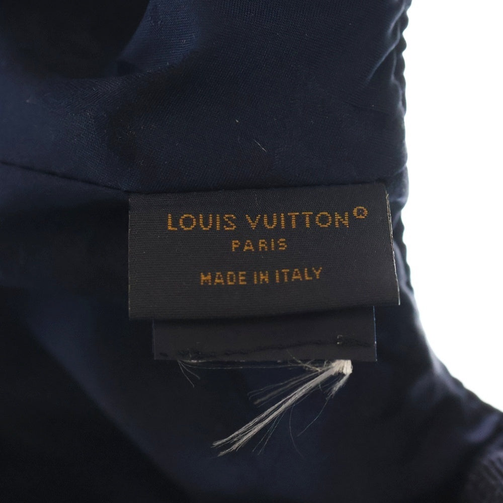 LOUIS VUITTON(ルイヴィトン) LV モノグラム ジャガード デニムキャップ 帽子 ネイビー M77437