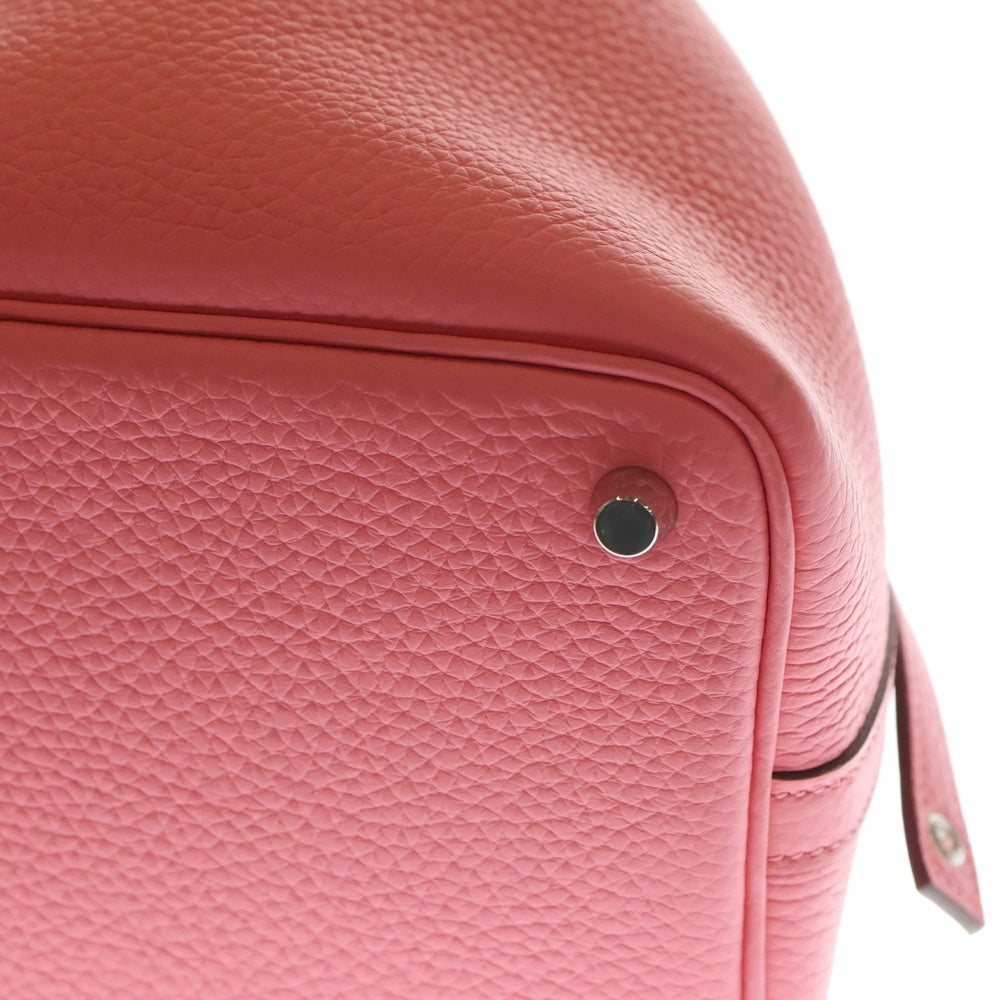 HERMES(エルメス) ピコタンロックPM ローズアザレ トリヨン シルバー金具 ハンドバッグ W刻印 レディース