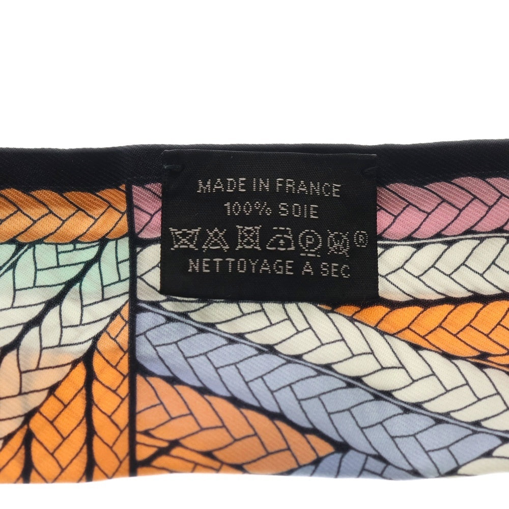 HERMES(エルメス) ツイリー トレスH アプリコット シルクスカーフ マルチカラー