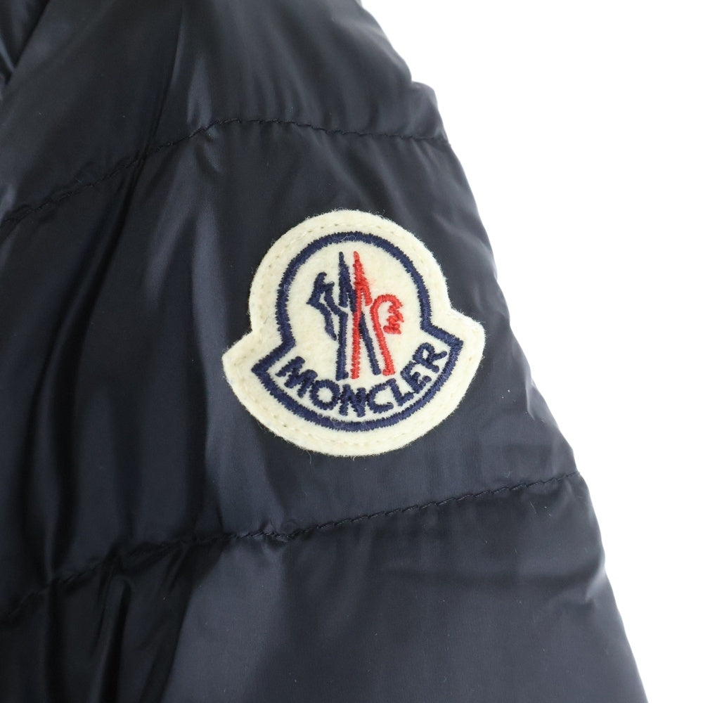 MONCLER(モンクレール) LANS GIUBOTTO ロゴワッペン付ライトダウンジャケット ブラック 22205226UQMR レディース
