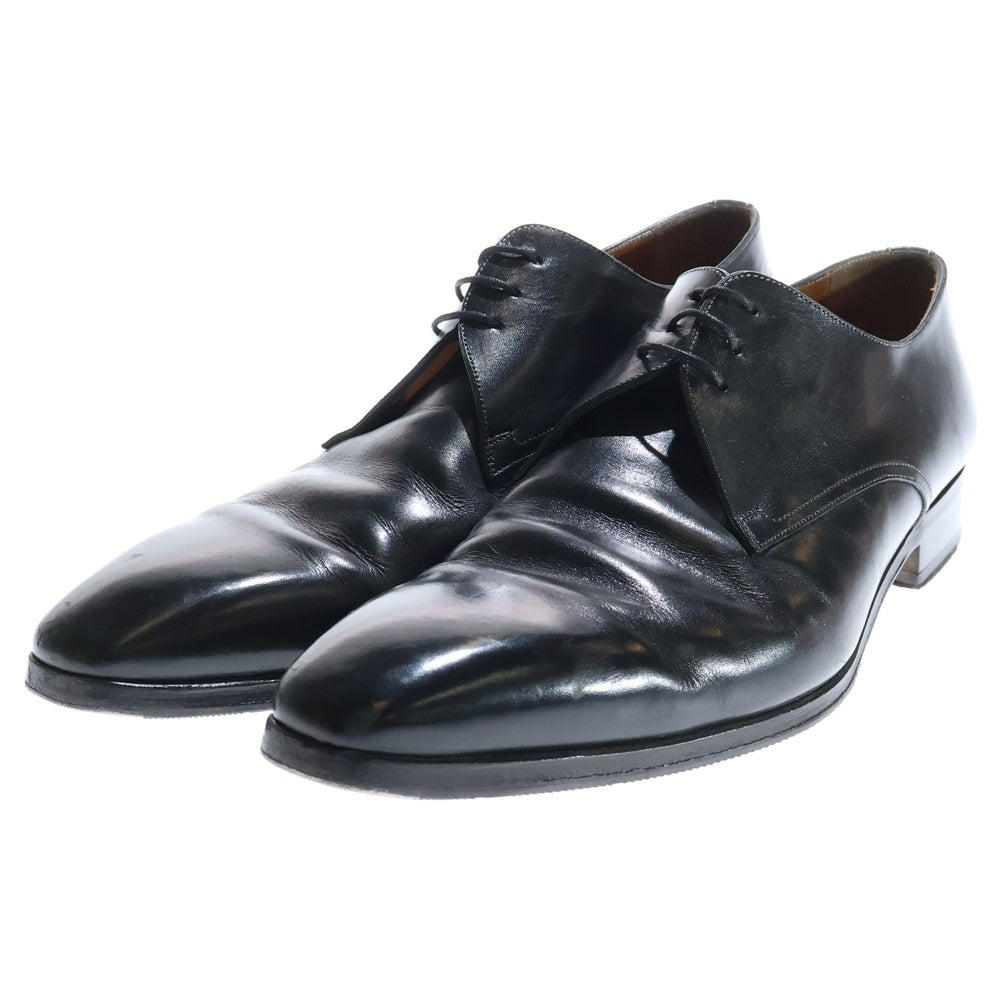 Santoni(サントーニ) レザー レースアップ ドレス ビジネス シューズ ブラック 7645