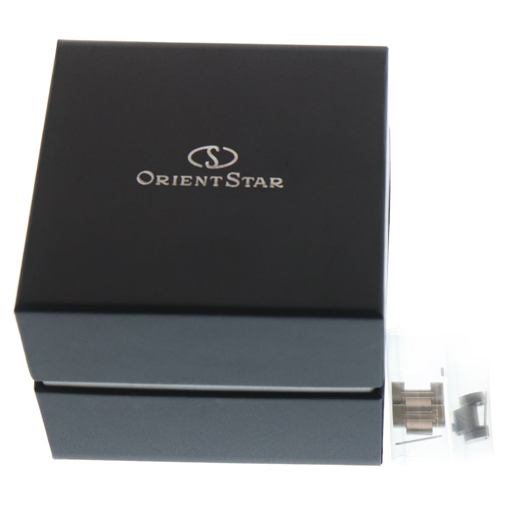 SEIKO(セイコー) F7X6-UAA0 オリエントスター メカニカル ムーンフェイズ 白文字盤 SS/AT ステンレス 自動巻き 腕時計