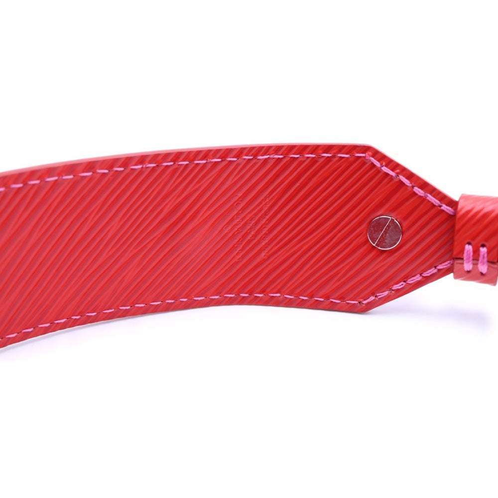 LOUIS VUITTON(ルイヴィトン) エピ フラワー ショルダーストラップ 斜め掛け 肩掛け レッド レザー J02325 レディース