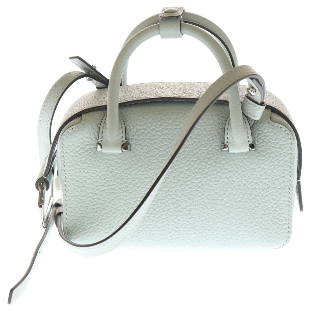 DELVAUX(デルボー) クールボックスナノ グレー トリヨングレインドカーフ ショルダーバッグ レディース