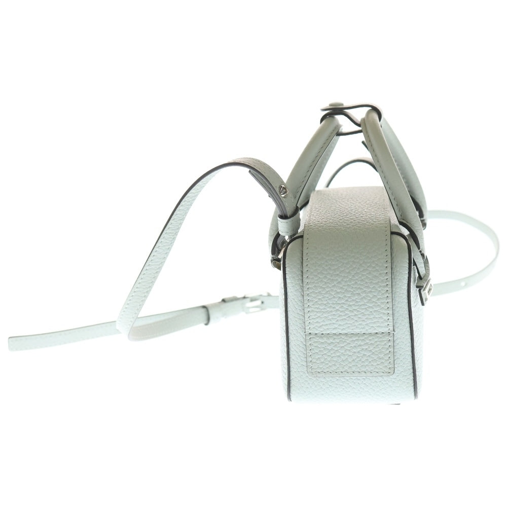 DELVAUX(デルボー) クールボックスナノ グレー トリヨングレインドカーフ ショルダーバッグ レディース