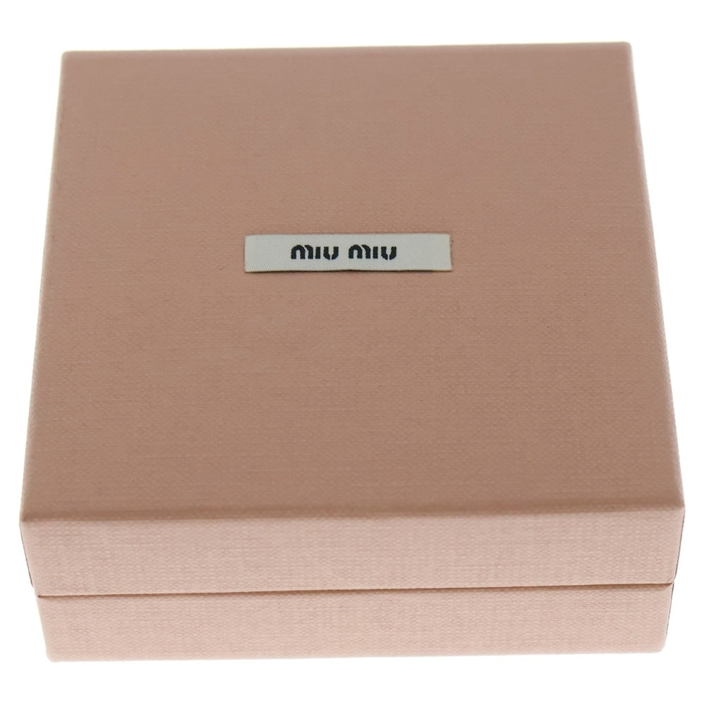 miumiu(ミュウミュウ) ミッピーナ チャーム バッグチャーム レッド レザー 5TL376 シルバー金具 レディース