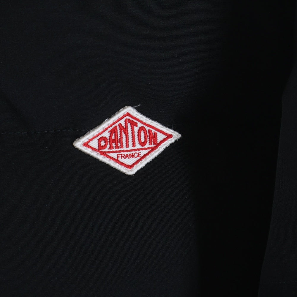 DANTON(ダントン) 胸刺繍ロゴ ダウンジャケット アウター ブラック レディース