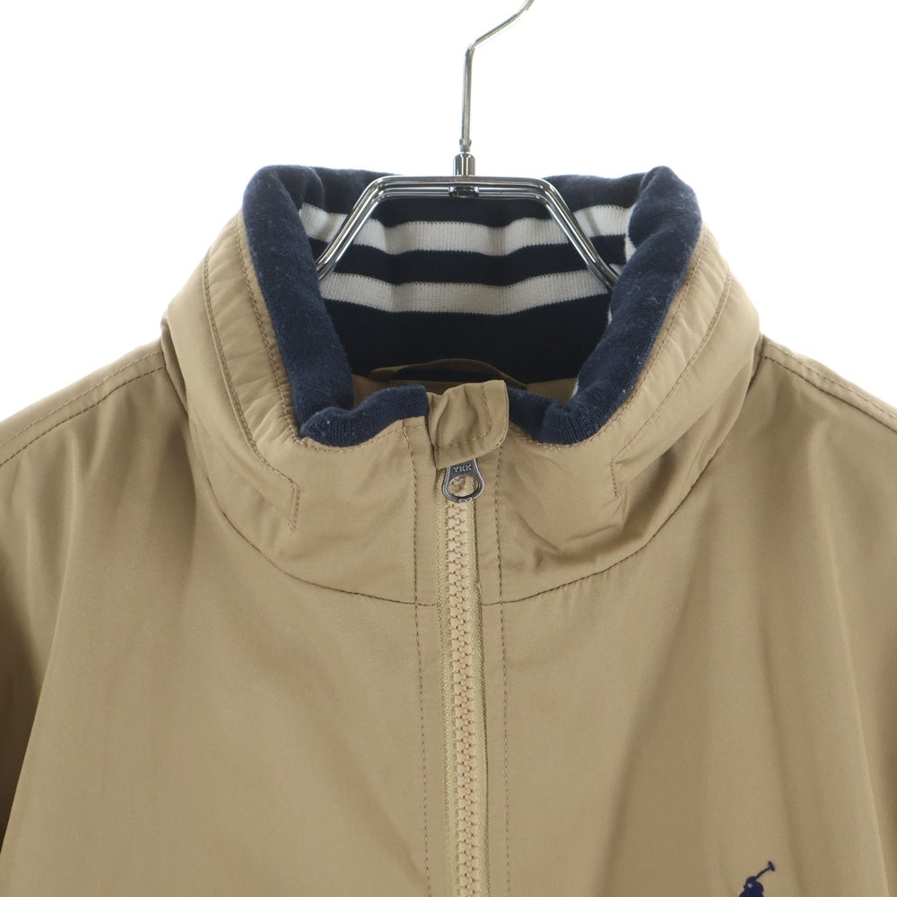 POLO RALPH LAUREN(ポロラルフローレン) スタンドカラー ジップアップブルゾン ベージュ レディース