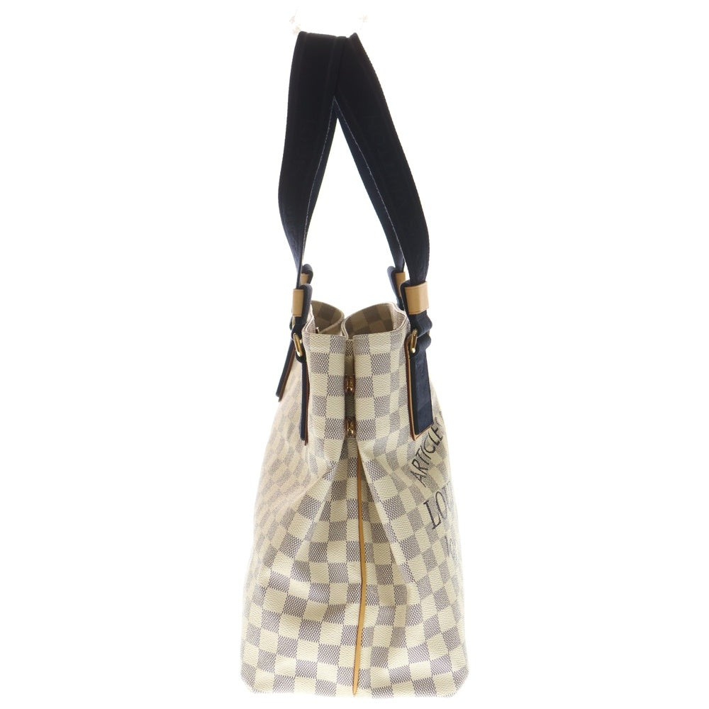 LOUIS VUITTON(ルイヴィトン) ダミエ アズール プランソレイユ・カバPM トートバッグ ハンドバッグ ベージュ PVCレザー N41179 レディース