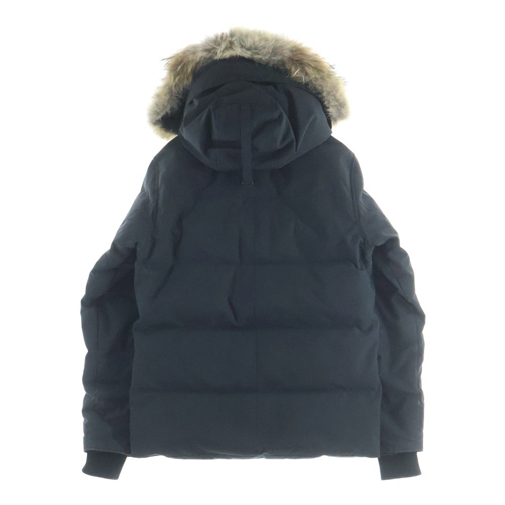 CANADA GOOSE(カナダグース) WYNDHAM PARKA ロゴワッペン ダウンジャケット ブラック 3808M