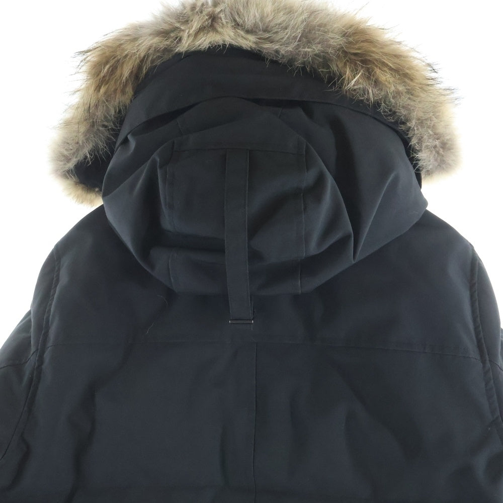 CANADA GOOSE(カナダグース) WYNDHAM PARKA ロゴワッペン ダウンジャケット ブラック 3808M