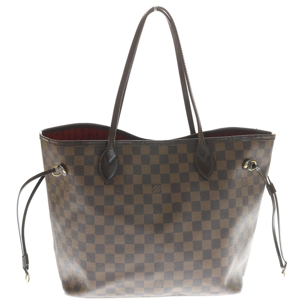 LOUIS VUITTON(ルイヴィトン) ダミエ エベヌ ネヴァーフルPM トートバッグ ハンドバッグ ブラウン レザー×PVC N51109 ゴールド金具 レディース