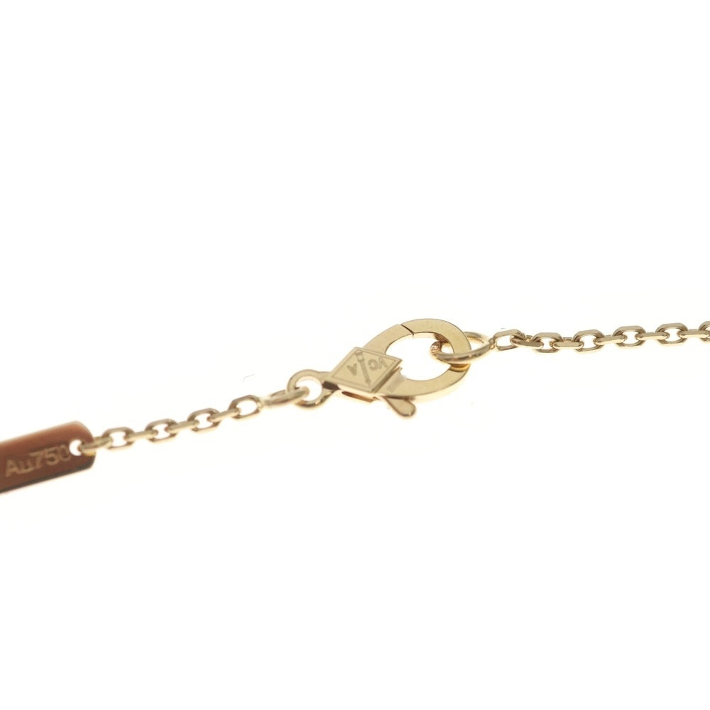 Van Cleef & Arpels(ヴァンクリーフアンドアーペル) ヴィンテージアルハンブラ オブシディアン ダイヤ ネックレス 2023年ホリデー限定 Au750 K18 PG ピンクゴールド VCARP9T000 レディース