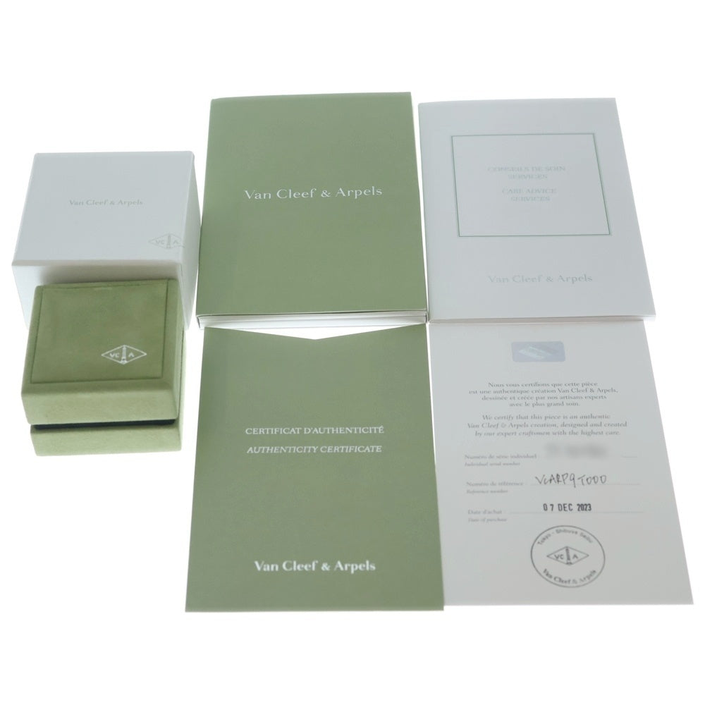 Van Cleef & Arpels(ヴァンクリーフアンドアーペル) ヴィンテージアルハンブラ オブシディアン ダイヤ ネックレス 2023年ホリデー限定 Au750 K18 PG ピンクゴールド VCARP9T000 レディース