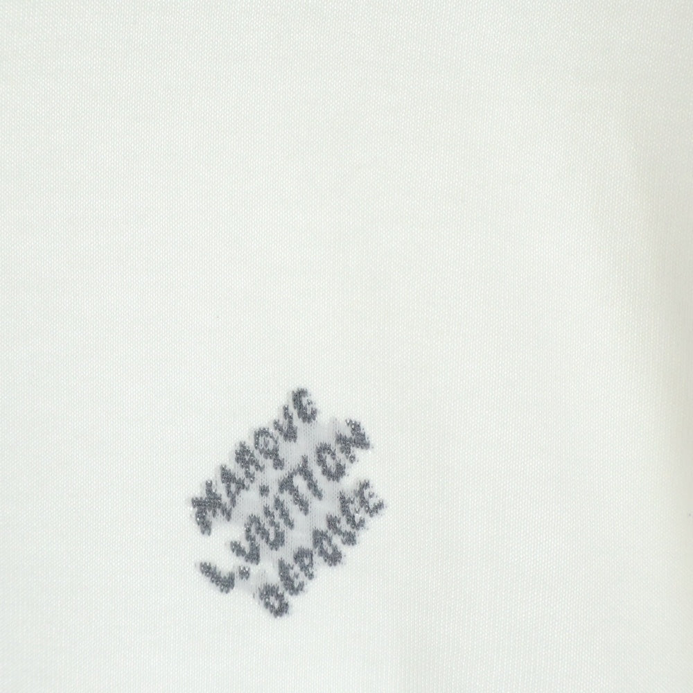 LOUIS VUITTON(ルイヴィトン) 25AW モノグラムジャガード 半袖Tシャツ カットソー ホワイト RM252MQ Z34 HRN47W