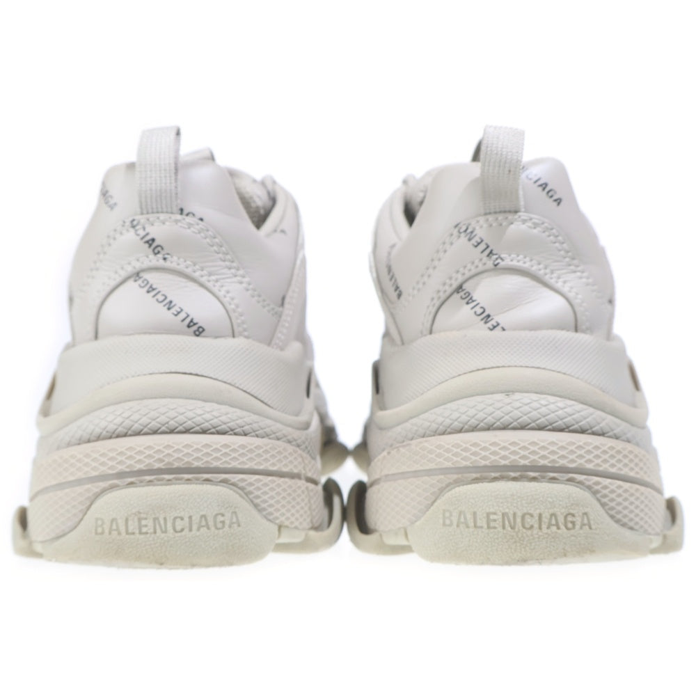 BALENCIAGA(バレンシアガ) Triple S トリプル S オールオーバーロゴ ローカットシューズ スニーカー グレー/ベージュ レディース