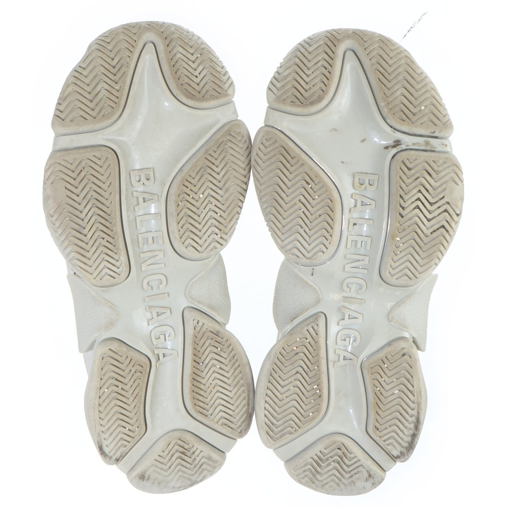 BALENCIAGA(バレンシアガ) Triple S トリプル S オールオーバーロゴ ローカットシューズ スニーカー グレー/ベージュ レディース