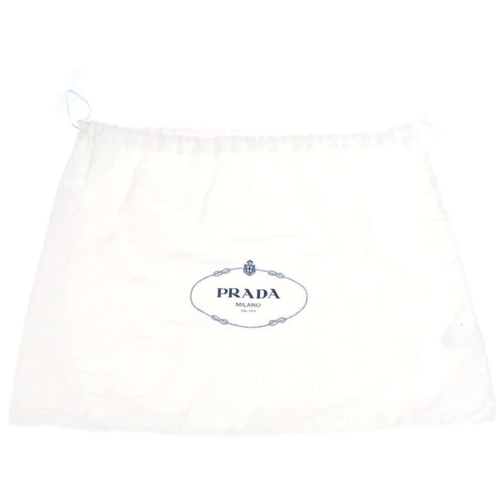 PRADA(プラダ) ヴィッテロダイノ レザー ハンドバッグ シルバー金具 ブラック 1BA349 レディース