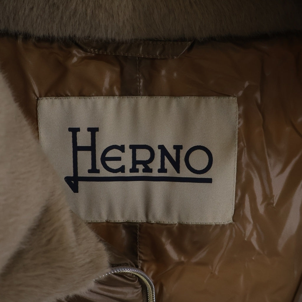 HERNO(ヘルノ) レディ ケープ ブルゾン キャメル レディース