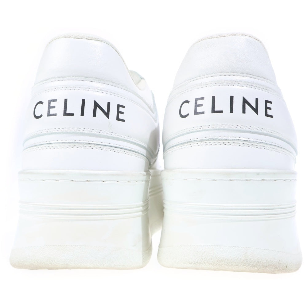 CELINE(セリーヌ) ブロックスニーカー ウェッジアウトソール ローカット シューズ ホワイト レディース