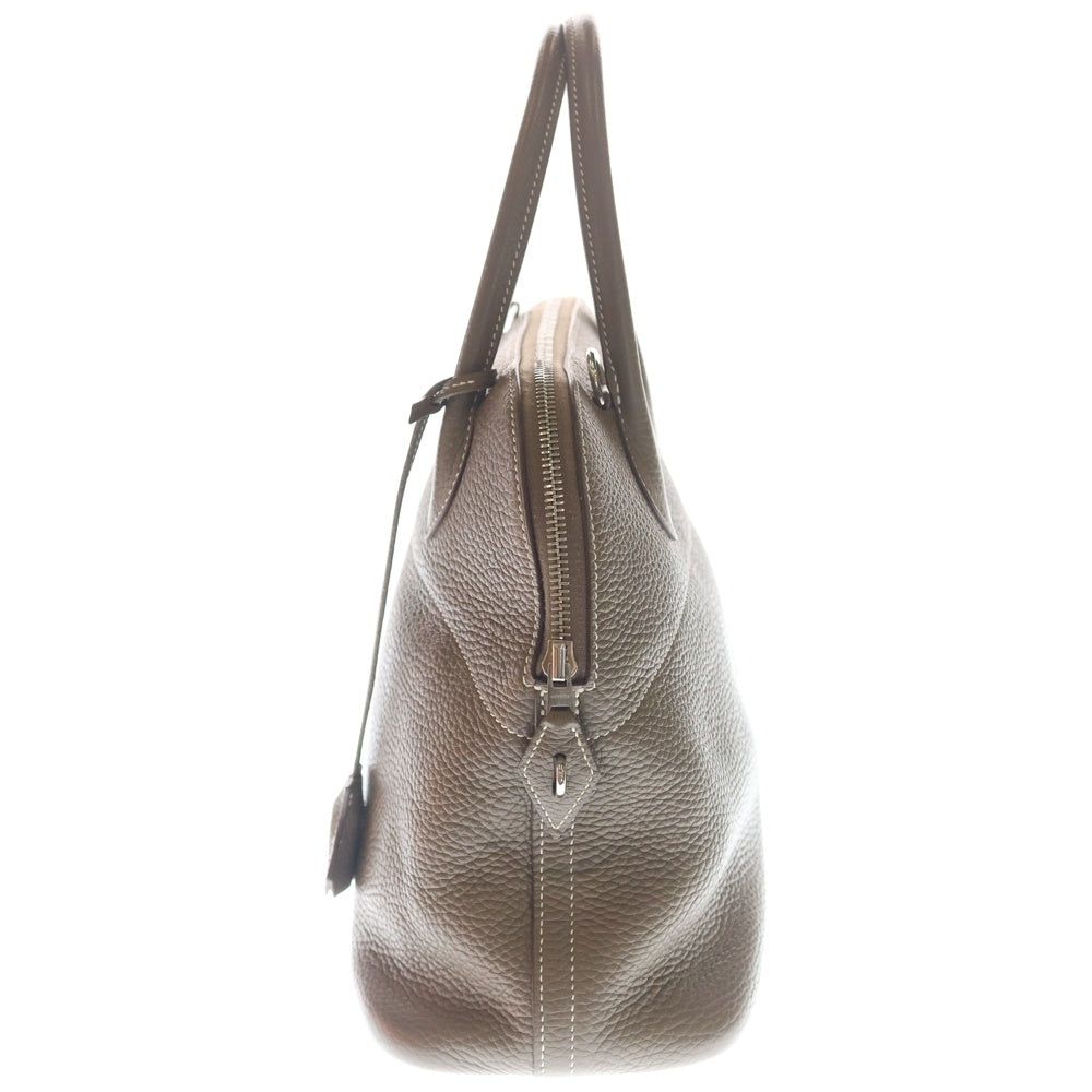 HERMES(エルメス) ボリード31 エトゥープ トリヨンクレマンス レザー 2WAY ハンド ショルダーバッグ シルバー金具 ベージュ T刻印 レディース