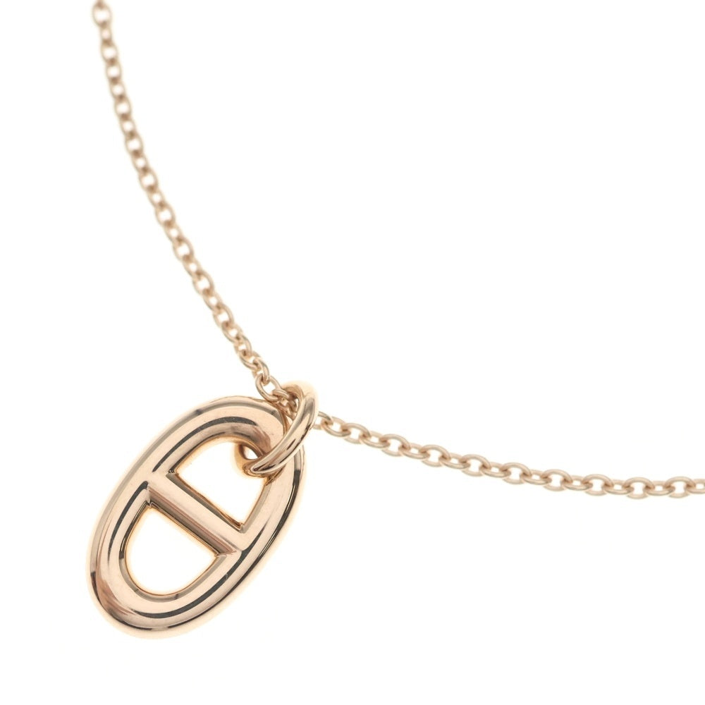 HERMES(エルメス) ファランドールPM ネックレス ペンダント チェーン ピンクゴールド Au750PG 5.2g レディース