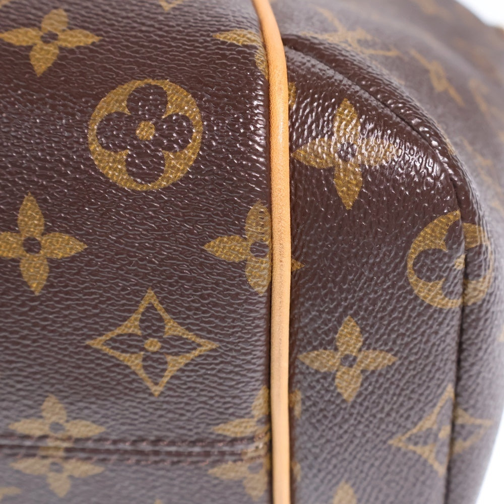 LOUIS VUITTON(ルイヴィトン) トータリーPM モノグラム PVC レザー ショルダー トートバッグ ゴールド金具 ブラウン M56688 レディース