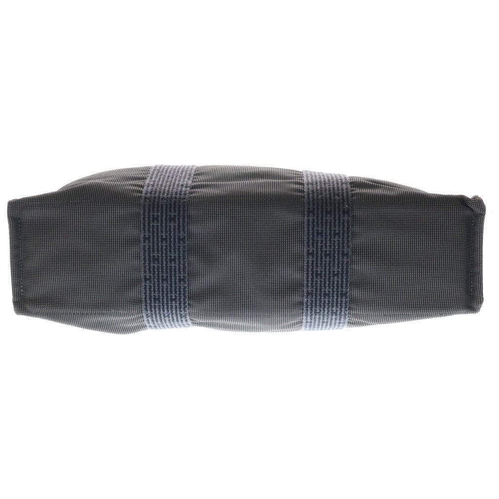 HERMES(エルメス) エールラインMM ハンドバッグ トートバッグ キャンバス グレー シルバー金具