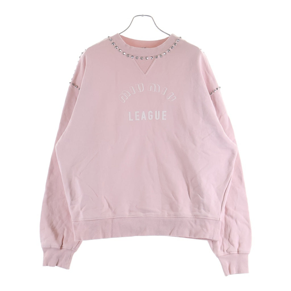 miumiu(ミュウミュウ) 21AW LEAGUE リーグ ロゴプリント スタッズ