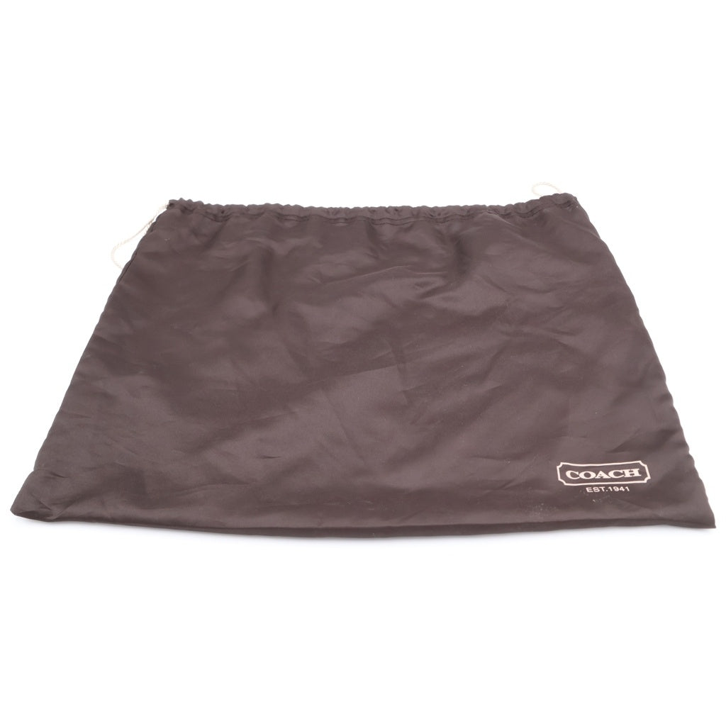 COACH(コーチ) シグネチャー ハンプトンズ ショルダーバッグ ブラウン×ベージュ キャンバス×レザー F11193 シルバー金具 レディース
