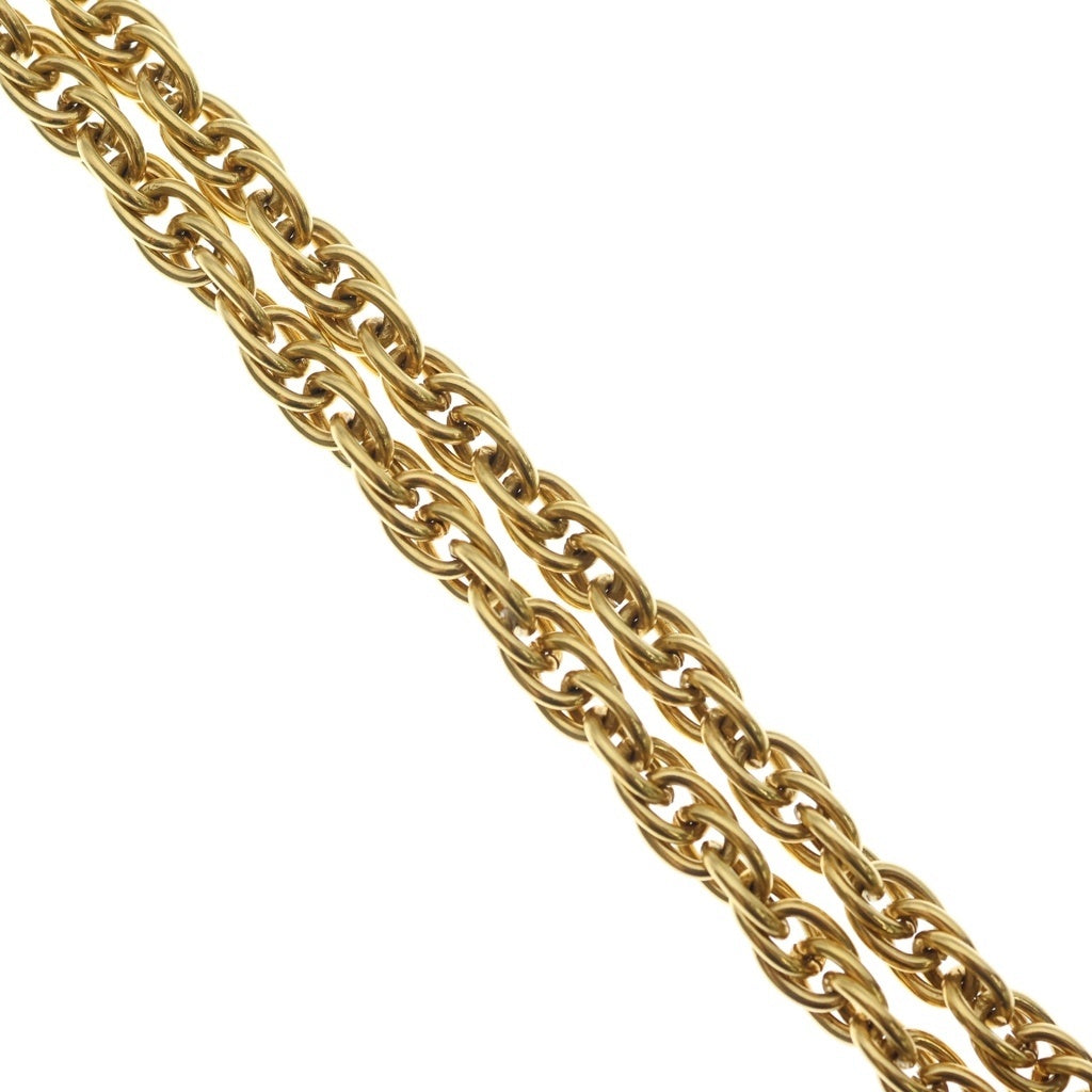 CHANEL(シャネル) ココマーク ロングチェーンネックレス ペンダント ゴールド GP レディース