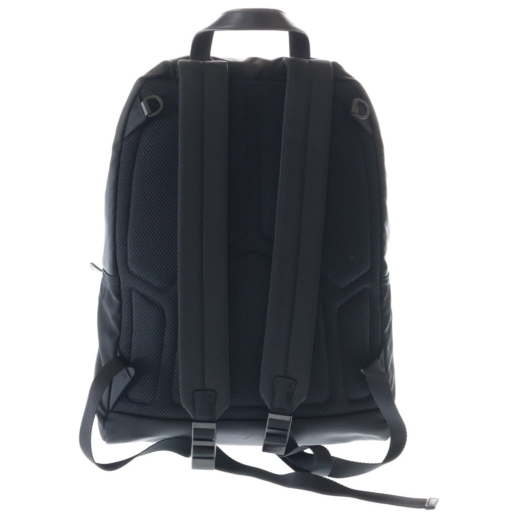PRADA(プラダ) テスート バックパック バイカラー リュックサック バックパック ブラック×グリーン ナイロン×レザー 2VZ066 シルバー金具