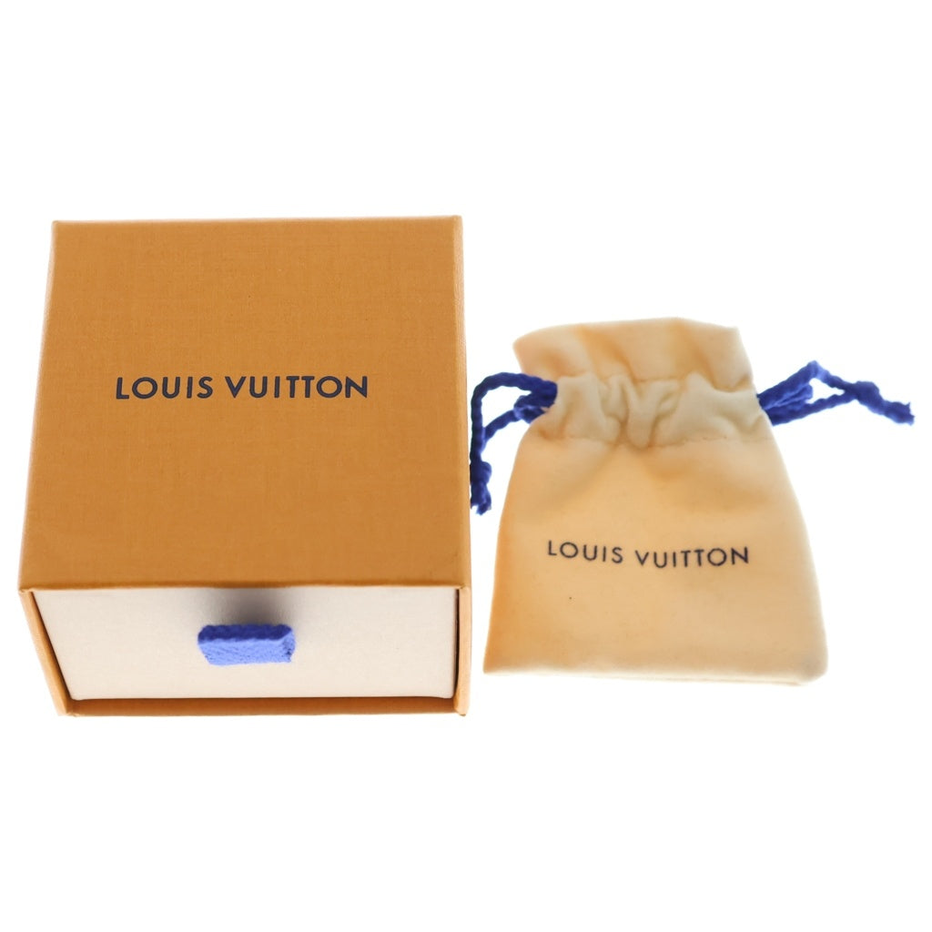 LOUIS VUITTON(ルイヴィトン) ピアス・ナノ グラム エナメル ブラック×ゴールド M01833 レディース