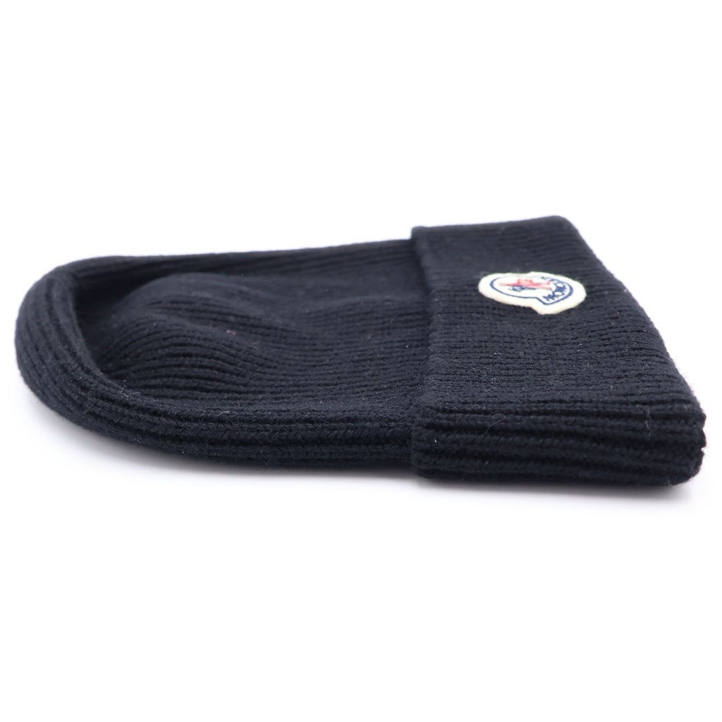MONCLER(モンクレール) ウール ビーニー ニット帽 ブラック I20913870500 A9342