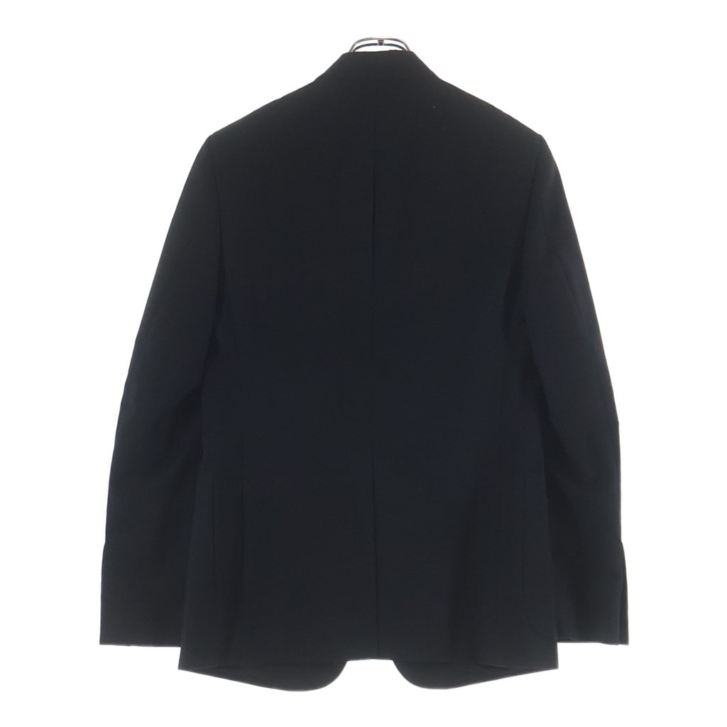 GUCCI(グッチ) Eschatology 袖ワッペン 金ボタン 2B ピークドラペル ブレザー テーラードジャケット ブラック 654911