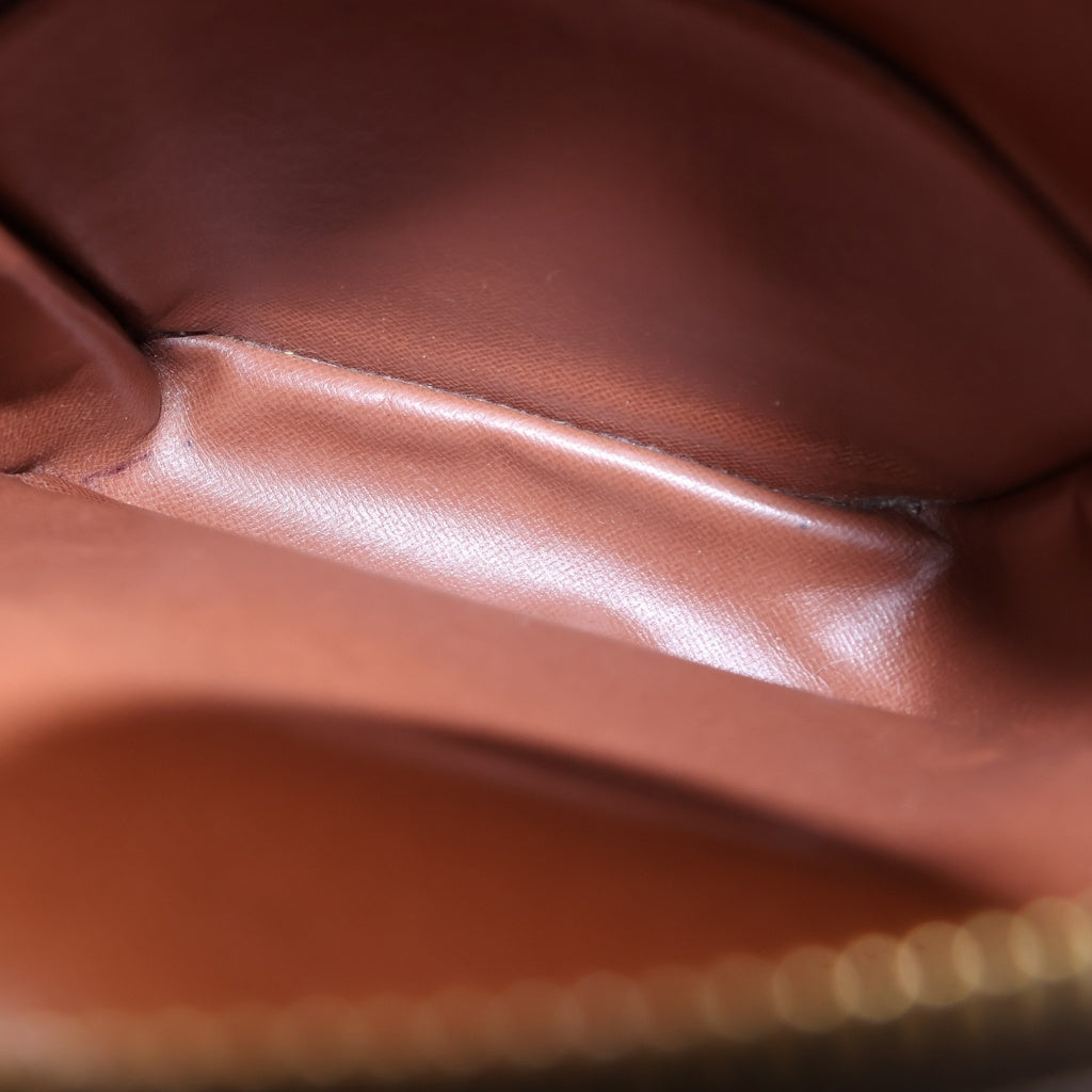 LOUIS VUITTON(ルイヴィトン) モノグラム アマゾン ショルダーバッグ ミニバッグ ブラウン レザー×PVC M45236 ゴールド金具 レディース