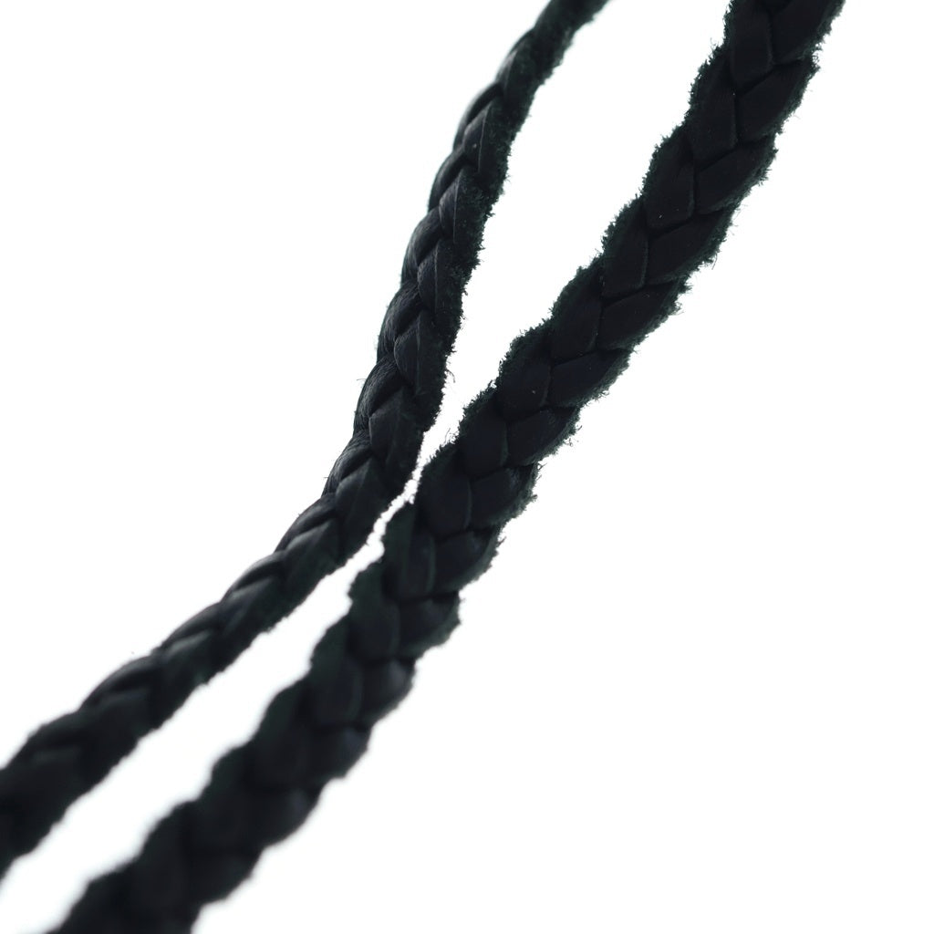 CHROME HEARTS(クロムハーツ) FILIG CROSS-XSM LB フィリグリークロスXS wレザーブレイド ネックレス シルバー