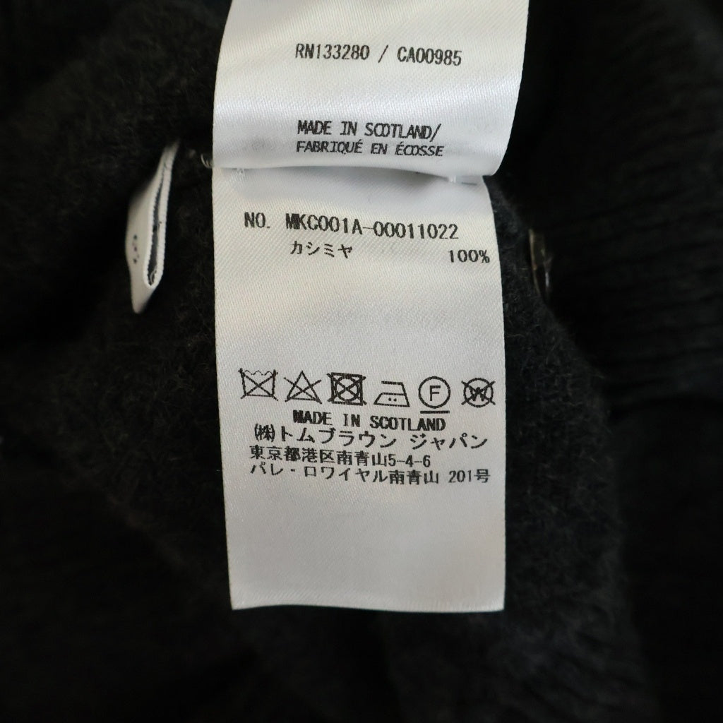 THOM BROWNE(トムブラウン) クラシック 4バー カシミヤニット カーディガン グレー MKC001Aー00011022 レディース