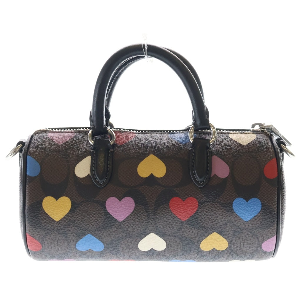 COACH(コーチ) 2WAYバッグ ハンドバッグ ショルダーバッグ ブラウン PVC×レザー CO999 シルバー金具 レディース