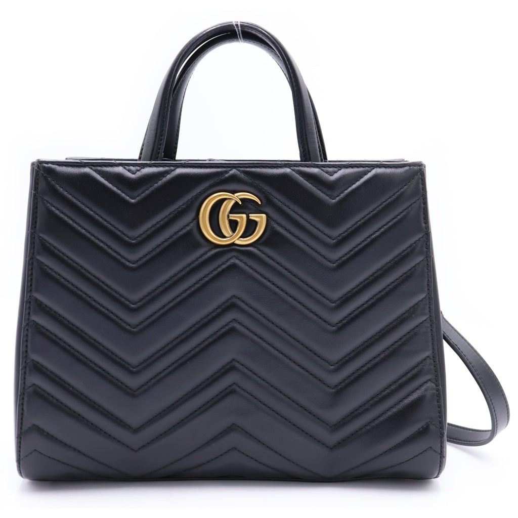 GUCCI(グッチ) GGマーモント 2WAYハンドバッグ ショルダーバッグ 