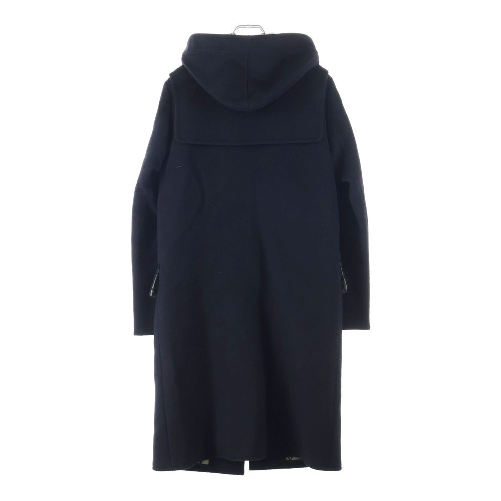 LOUIS VUITTON(ルイヴィトン) 16AW モノグラム ジャガード シルク混 ウール ロングコート ブラック/グレー RW162W QWE FACO20