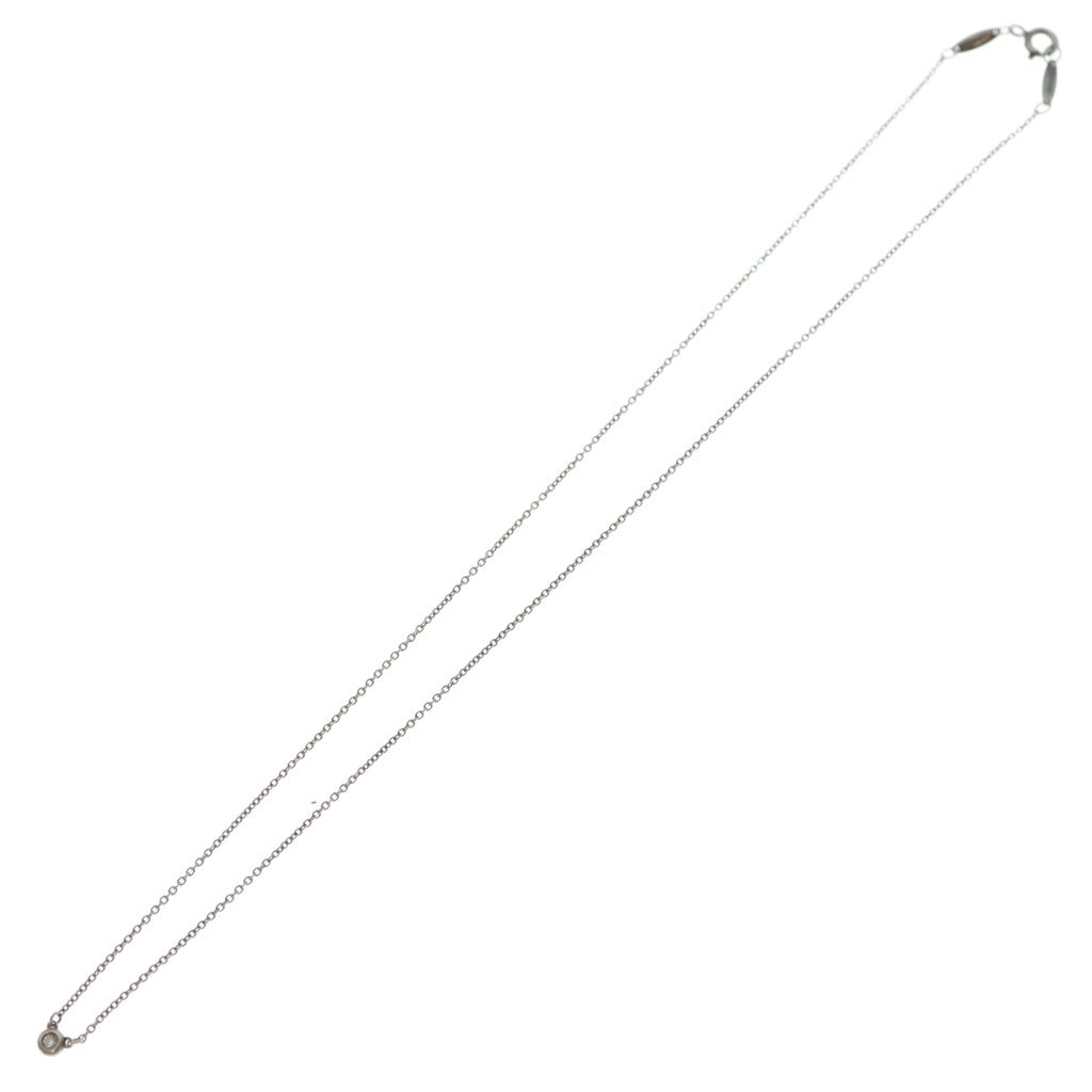 TIFFANY & Co.(ティファニー) バイザヤード 1PD ダイヤ Ag925 ネックレス シルバー レディース