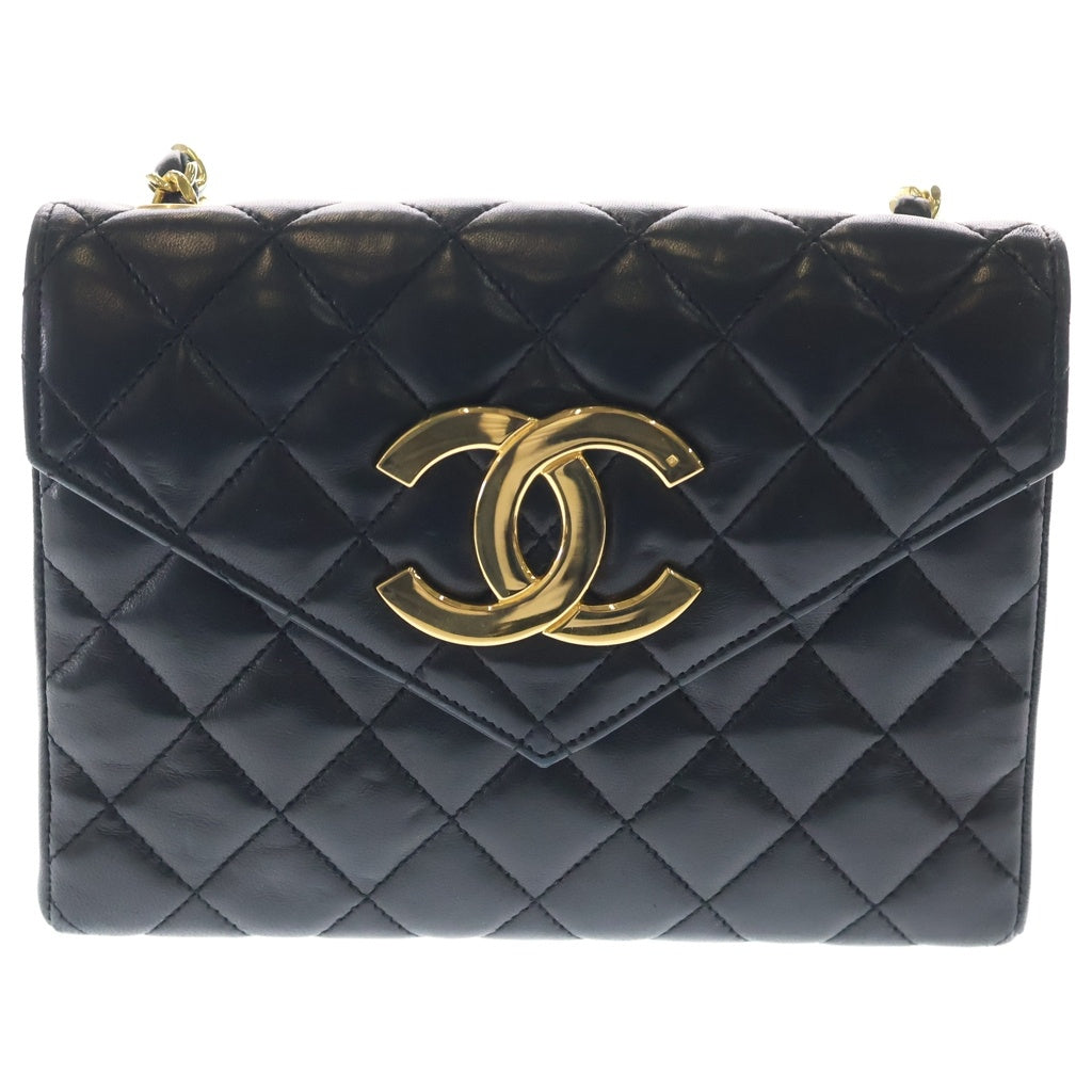 CHANEL(シャネル) デカココ ミニ マトラッセ ラムスキン ゴールド金具