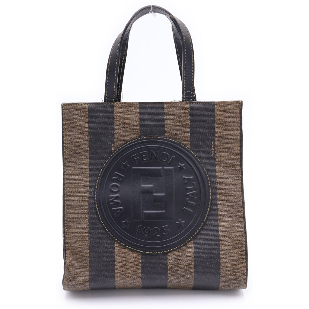 FENDI(フェンディ) ペカン 2WAYハンドバッグ ミニリュックサック ミニトートバッグ ブラウン レザー ゴールド金具 レディース