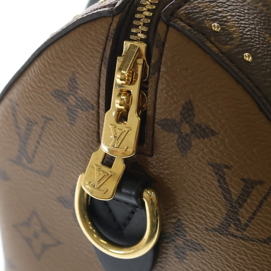 LOUIS VUITTON(ルイヴィトン) モノグラム スピーディ・トランク 25 ハンドバッグ ブラウン M26181 RFID レディース