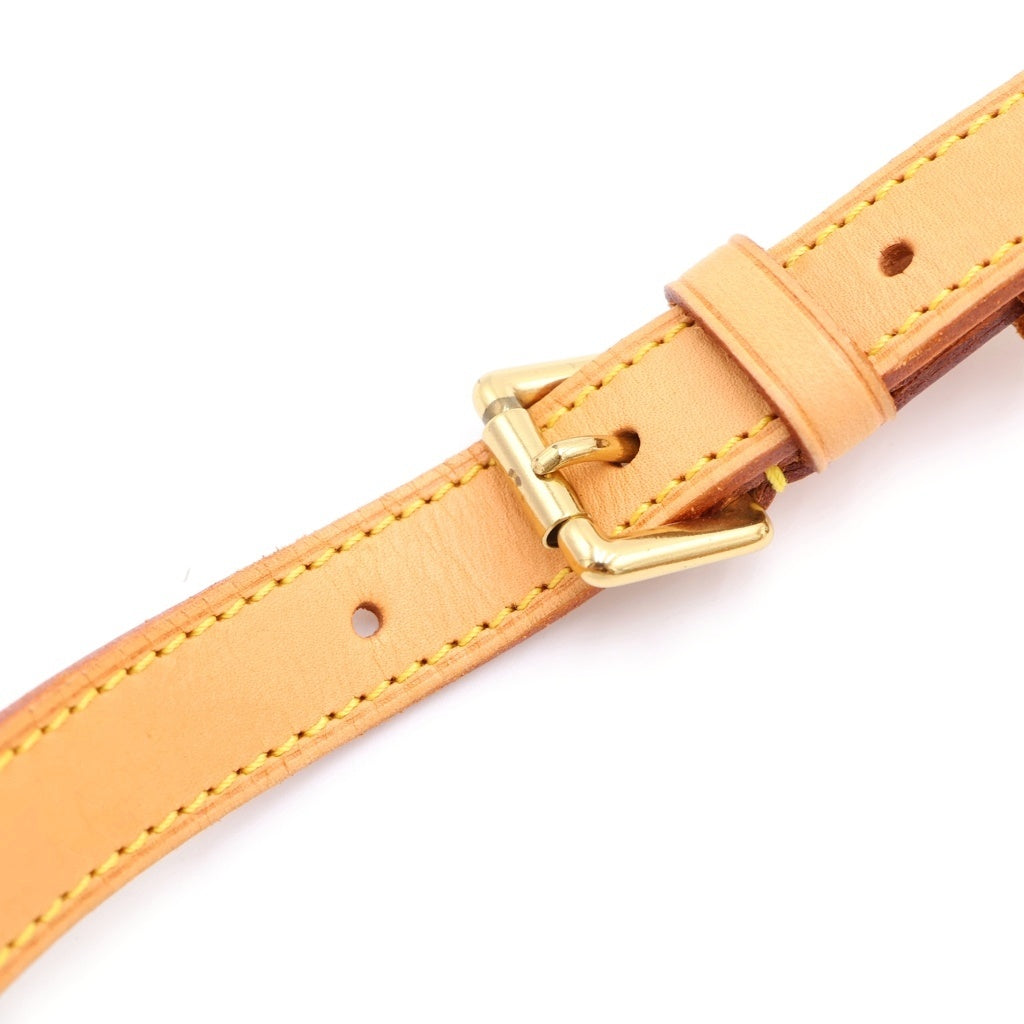 LOUIS VUITTON(ルイヴィトン) モノグラム ソローニュ ワンショルダーバッグ ブラウン レザー×PVC M42250 ゴールド金具 レディース