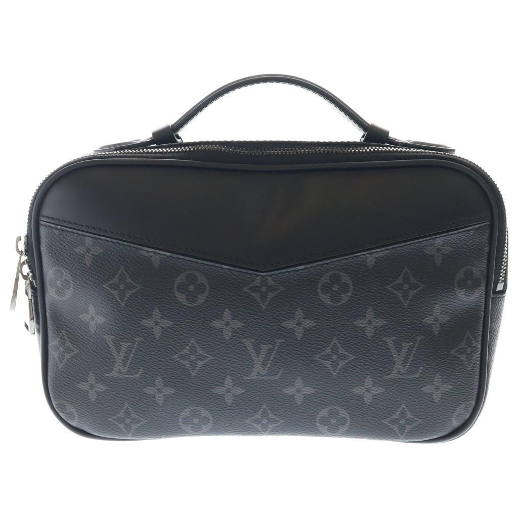 LOUIS VUITTON(ルイヴィトン) モノグラムエクリプス バムバッグ ショルダーバッグ ハンドバッグ ブラック レザー×PVC M42906 シルバー金具