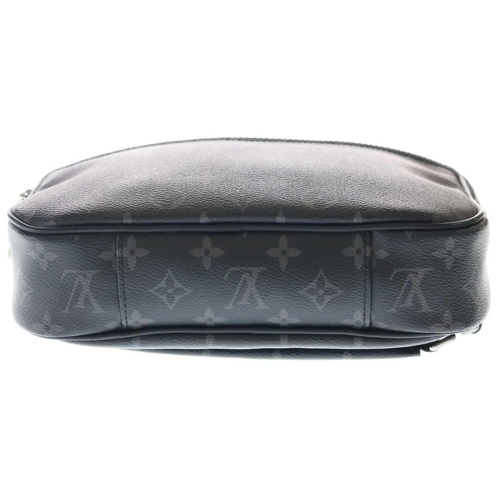 LOUIS VUITTON(ルイヴィトン) モノグラムエクリプス バムバッグ ショルダーバッグ ハンドバッグ ブラック レザー×PVC M42906 シルバー金具