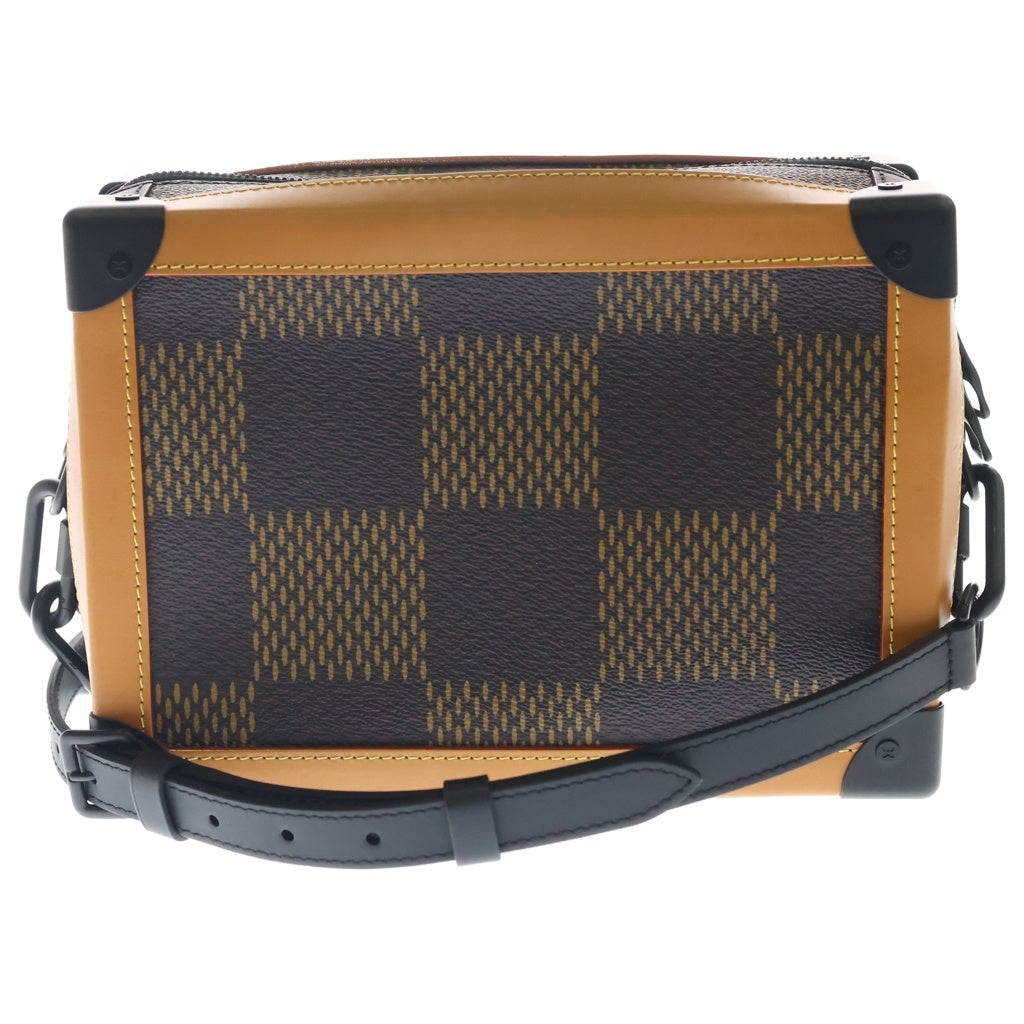 LOUIS VUITTON(ルイヴィトン) NIGOコラボ LVスクエアード コレクション ダミエ・ジャイアント ソフトトランク ショルダーバッグ N40381 ICタイプ ブラウン レディース